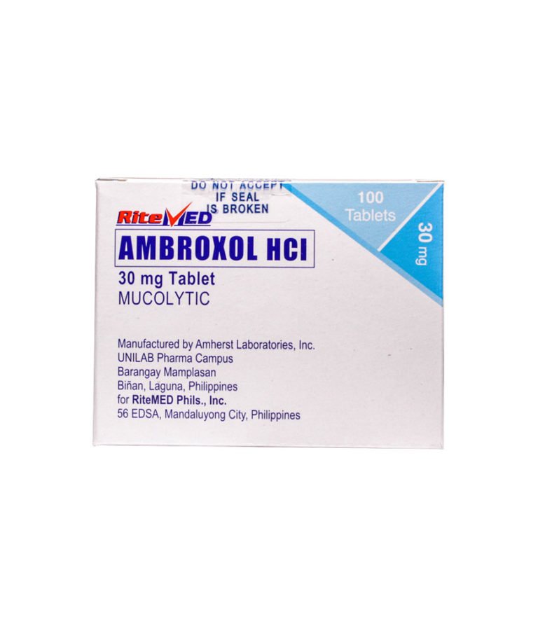 Ambroxol Mg Tablet Ritemed Available At Rose Pharmacy