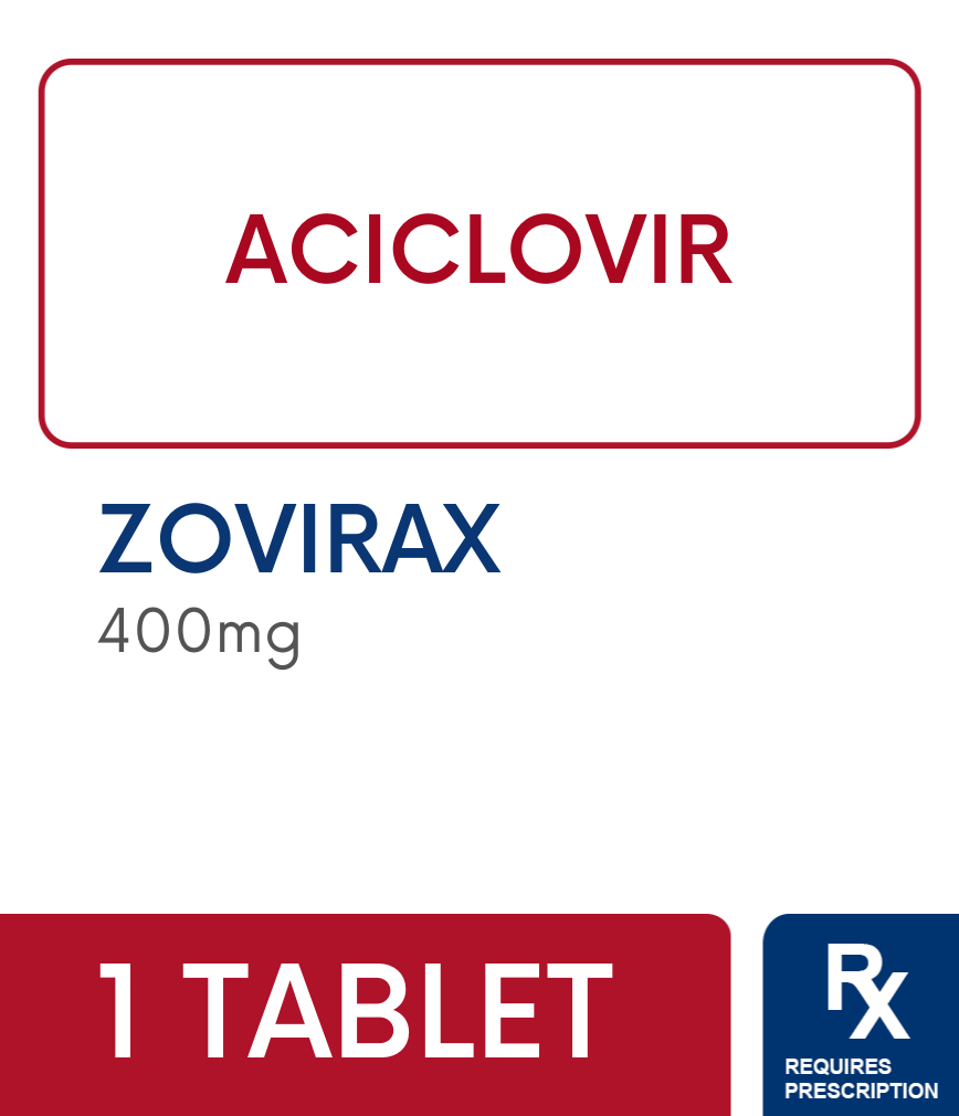 Zovirax 400mg Tablet Rose Pharmacy Medicine Delivery