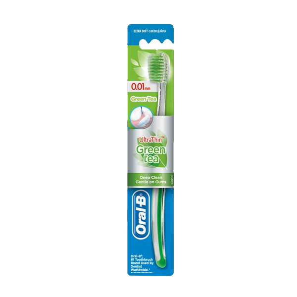 Oral-B Ultrathin Toothbrush Green Tea | Rose Pharmacy