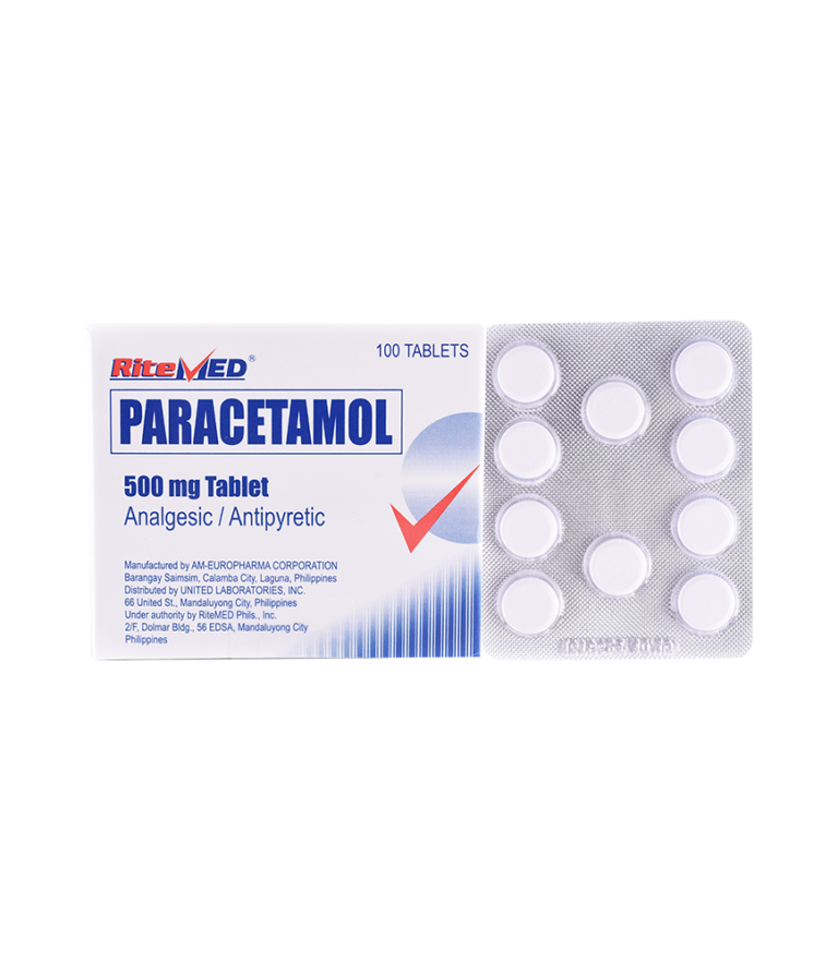 PARACETAMOL 500MG TABLET – RITEMED | Rose Pharmacy