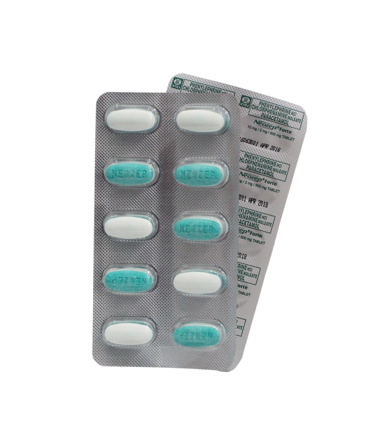 Neozep Forte Cold Medicine Available At Rose Pharmacy