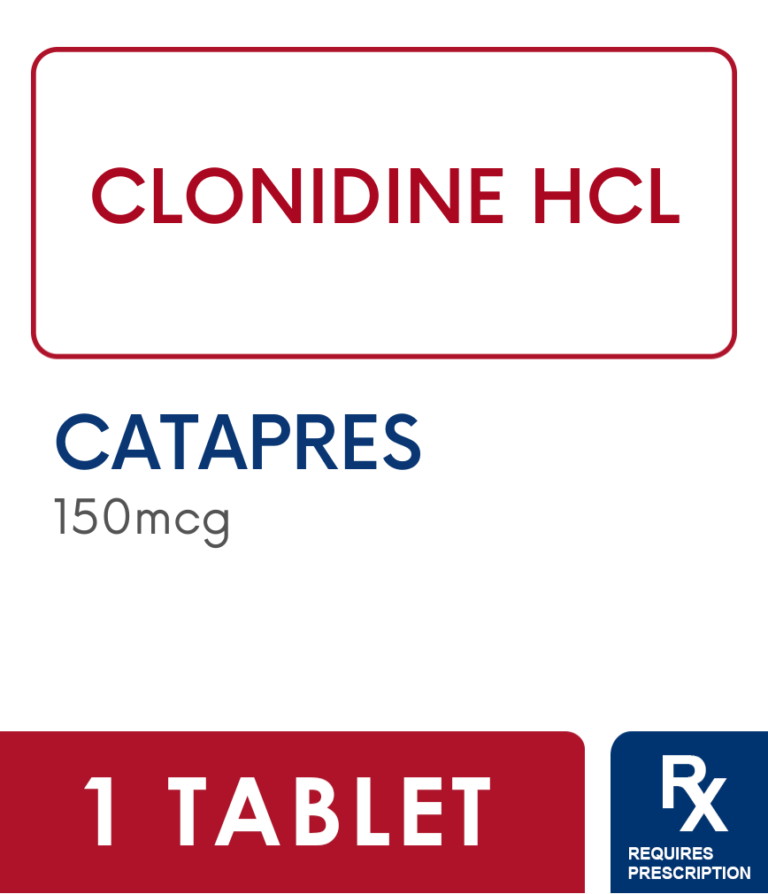 Catapres 150mcg Tablet Rose Pharmacy Medicine Delivery