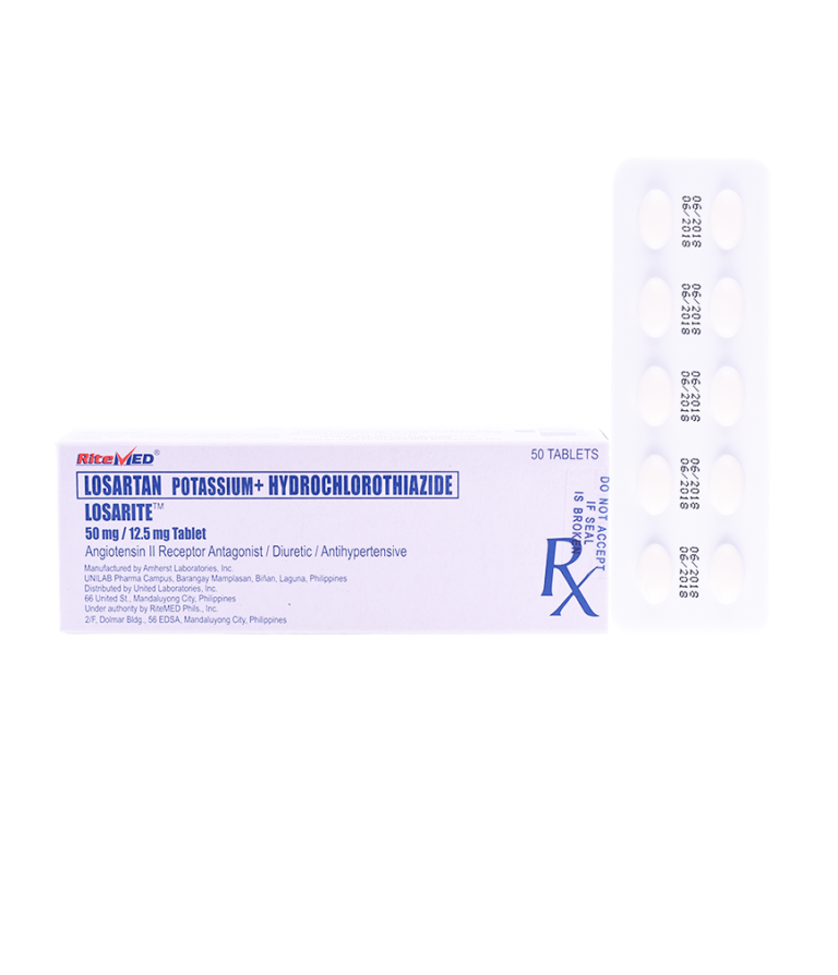 Losarite 50Mg Tablet – Ritemed Available at Rose Pharmacy.