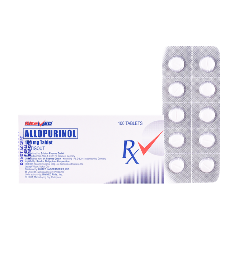 Allopurinol 100Mg Tablet Ritemed - Rose Pharmacy Medicine Delivery