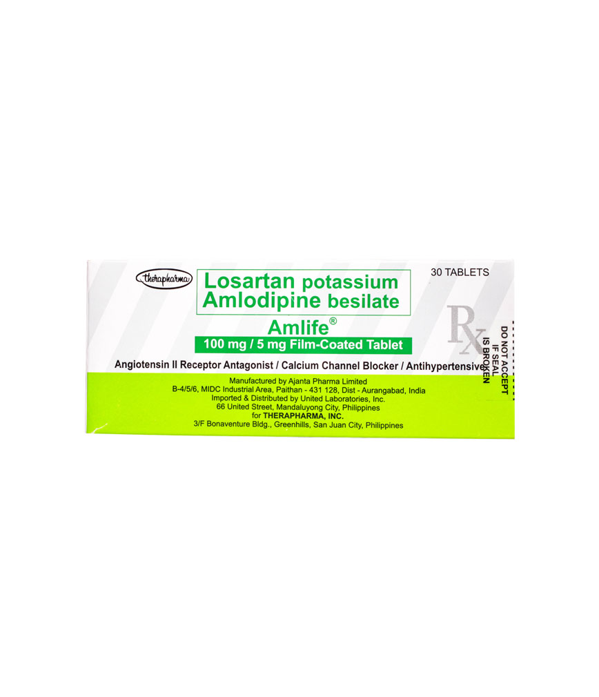Amlife 100 mg / 5 mg