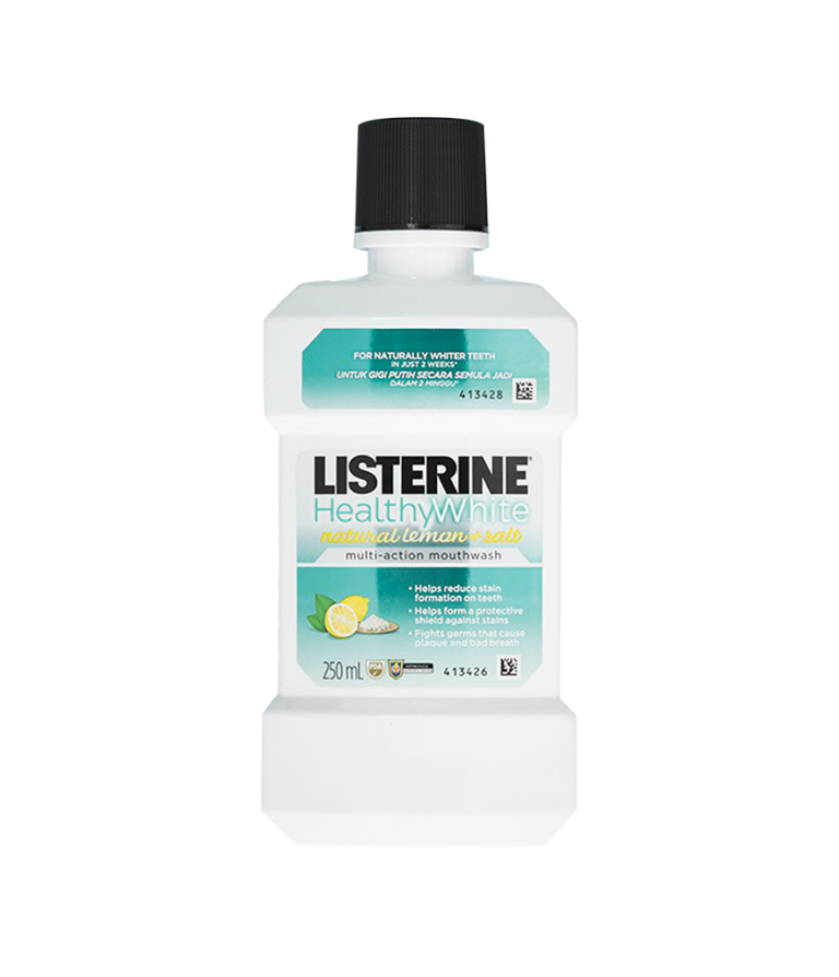 Listerine Healthy White 250ml - Rose Pharmacy Medicine Delivery