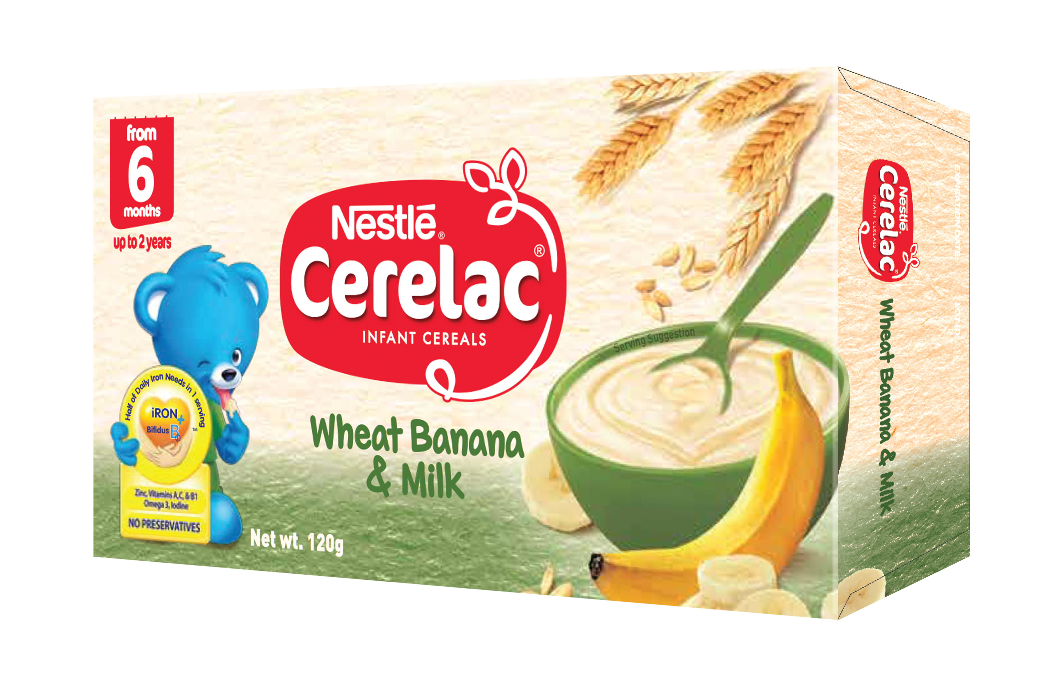 Cerelac W-Banana Milk 120Gm | Rose Pharmacy