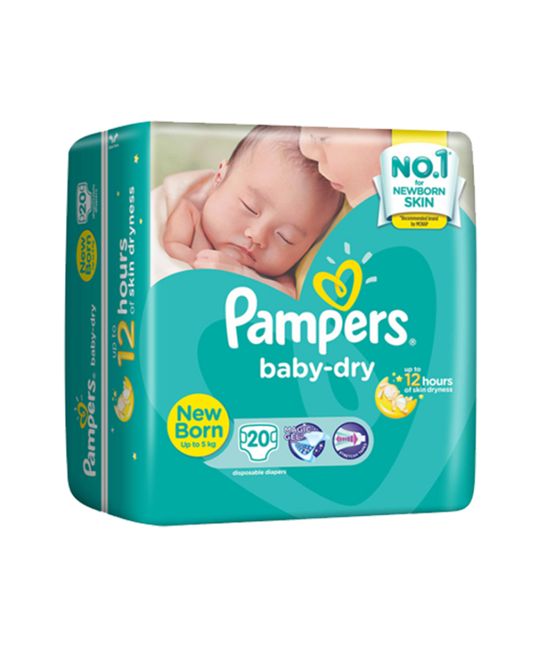 Pampers Bb Dry New Born 40X1S - Rose Pharmacy Medicine Delivery