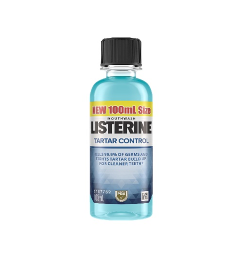 Listerine Tartar Control Mouth Wash 100Ml - Rose Pharmacy Medicine Delivery