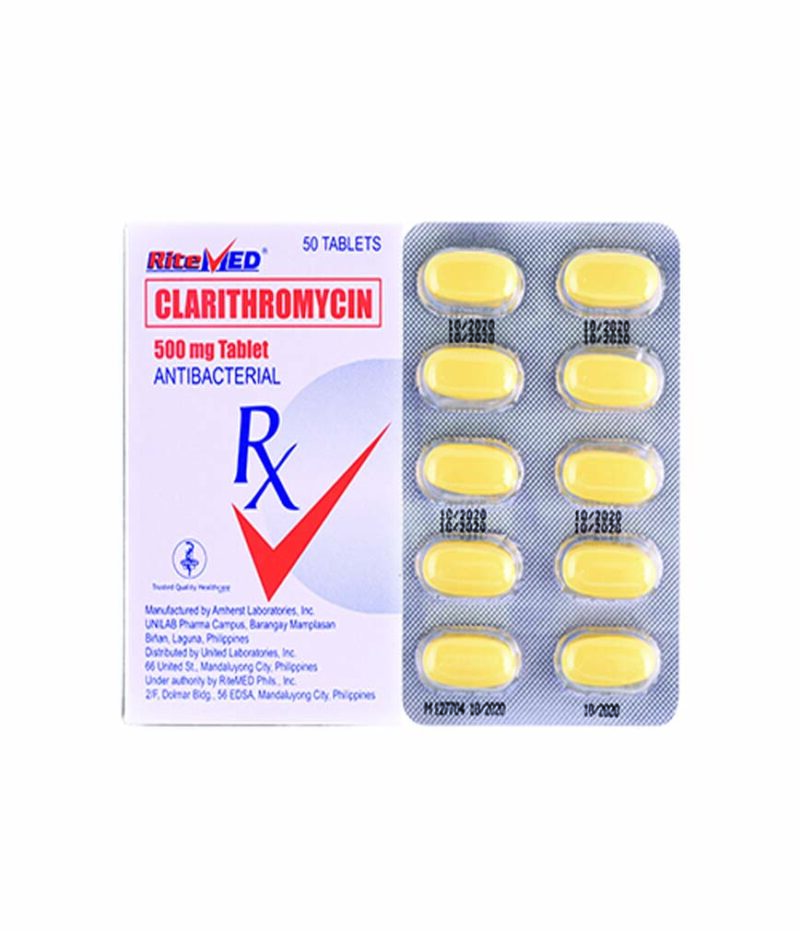 Clarithromycin 500mg Tablet Ritemed Rose Pharmacy Medicine Delivery