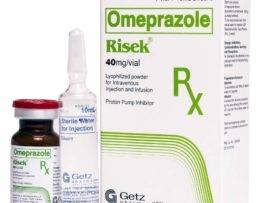 Risek Omeprazole 40mg/vial