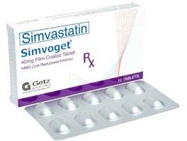 Simvoget Simvastatin 40mg Tablet