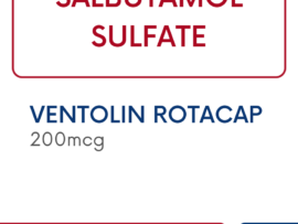 VENTOLIN 200MCG ROTA CAPSULE