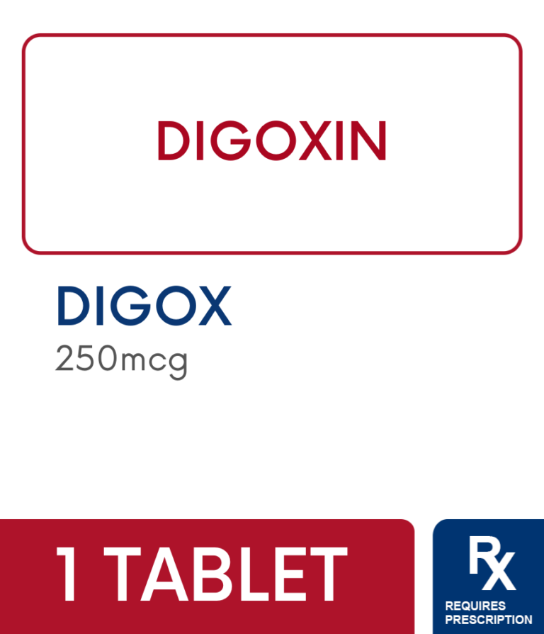 Digox 250Mcg Tablet Available at Rose Pharmacy.