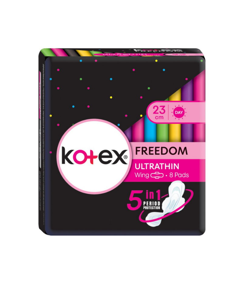 Kotex Freedom Ultra Thin Wings 23cm 8x1 Rose Pharmacy Medicine Delivery