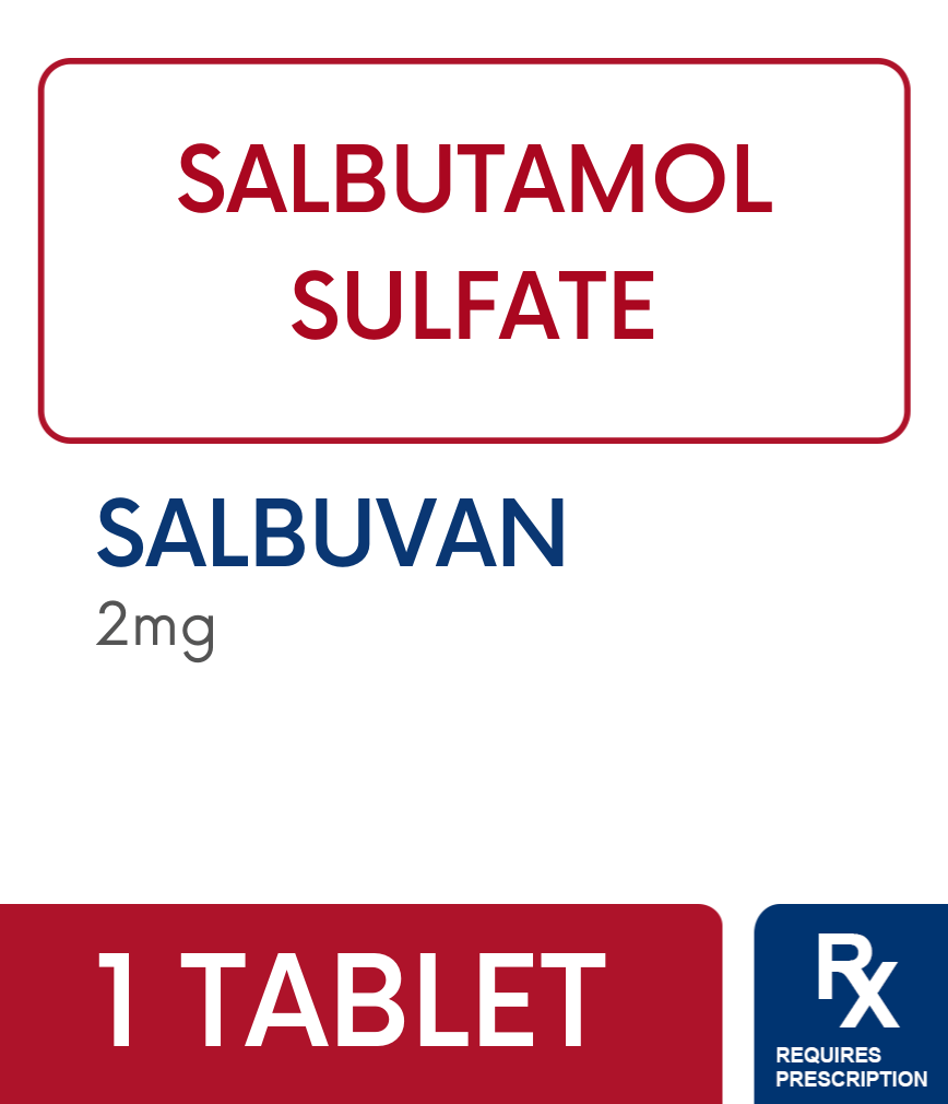 Salbuvan 2 mg Tablet - Rose Pharmacy Medicine Delivery